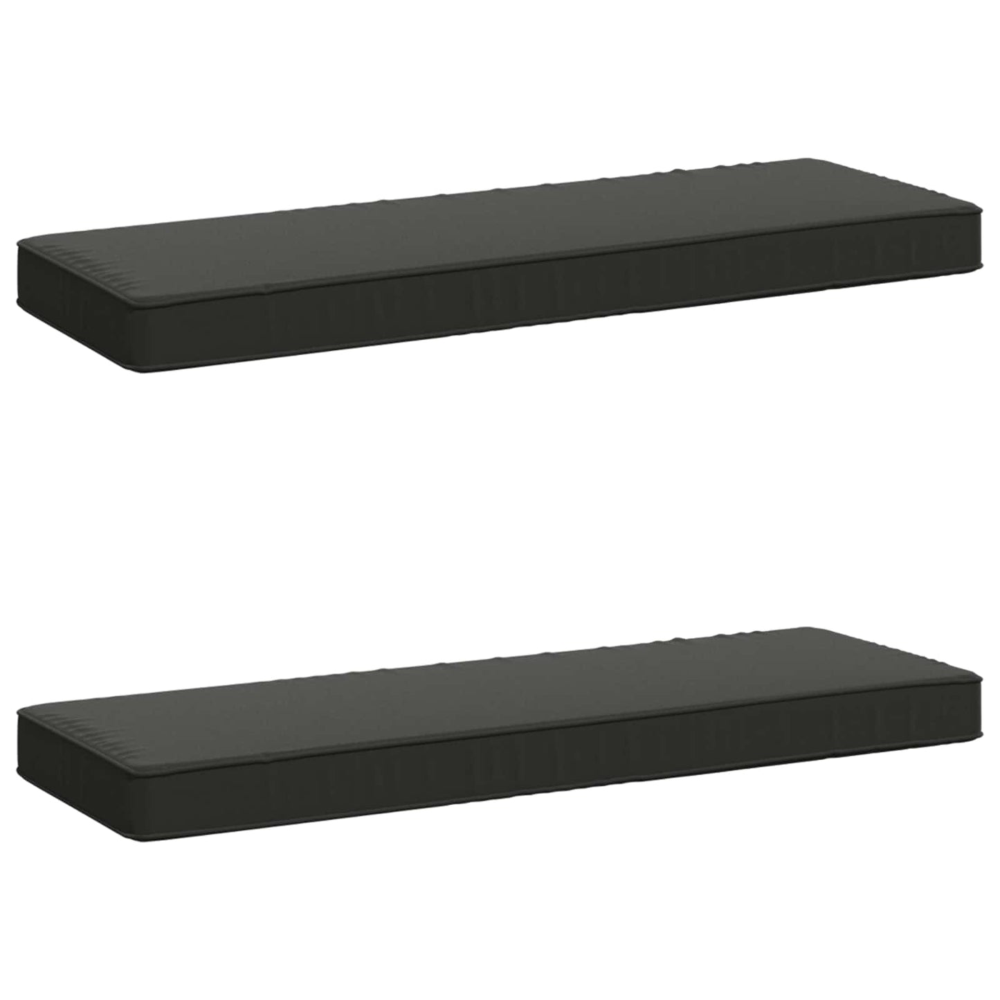 2-Piece Bench Cushions VUGHT 2 pcs 100% Polyester Anthracite