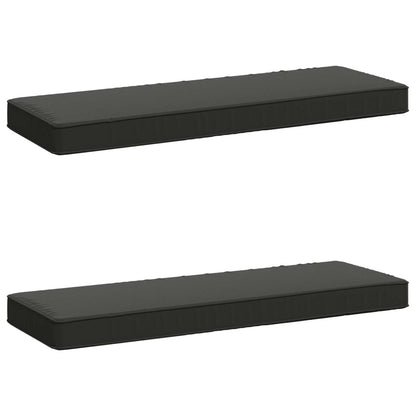 2-Piece Bench Cushions VUGHT 2 pcs 100% Polyester Anthracite