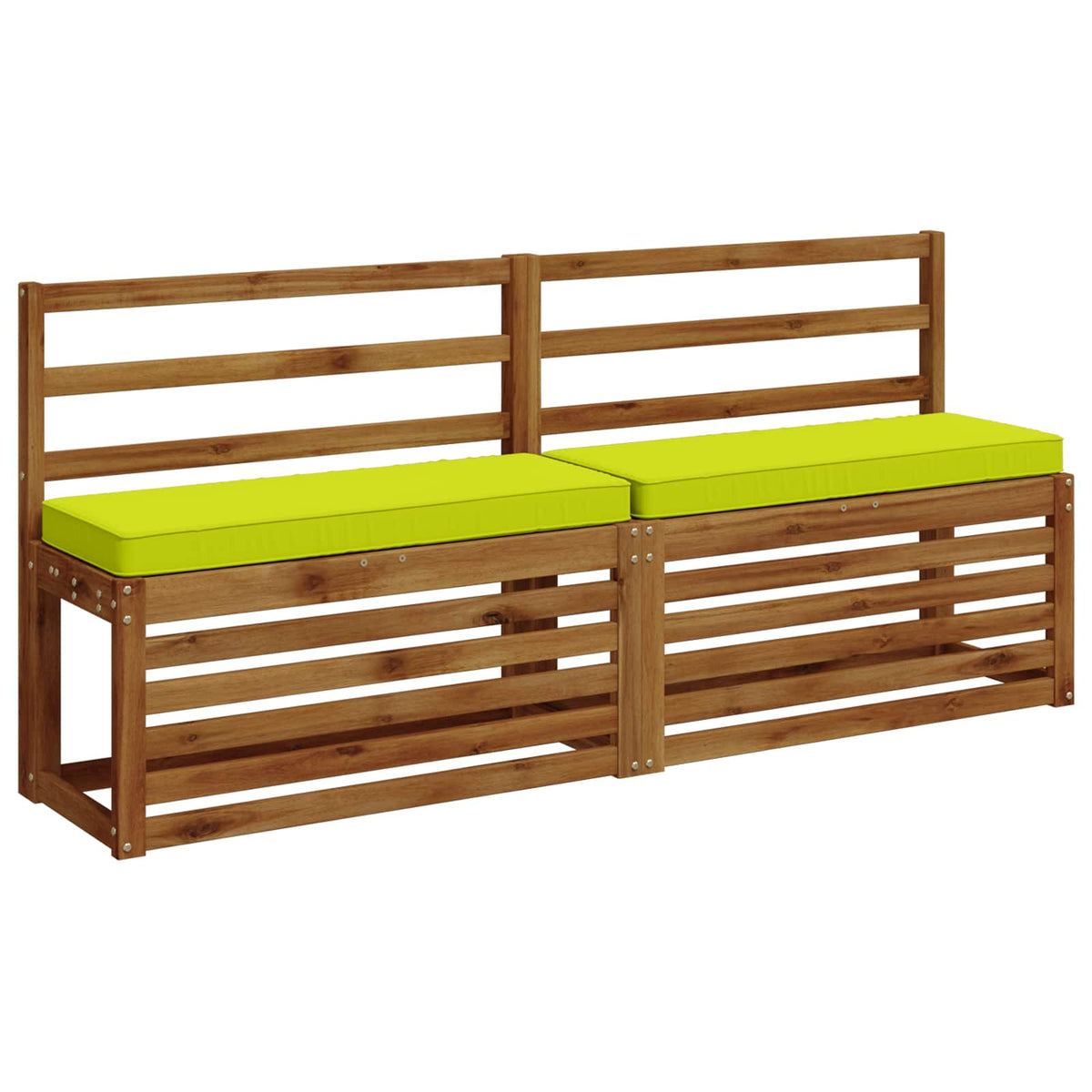 1-Piece Bench Cushion VUGHT 100% Polyester Bright Green