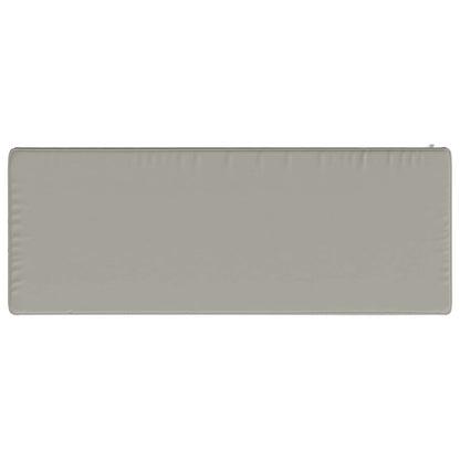 1-Piece Bench Cushion VUGHT 100% Polyester Grey 80 x 30 x 5 cm