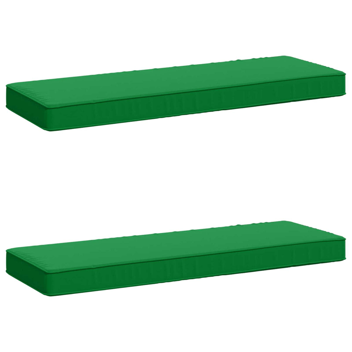 2-Piece Bench Cushions VUGHT 2 pcs 100% Polyester Green
