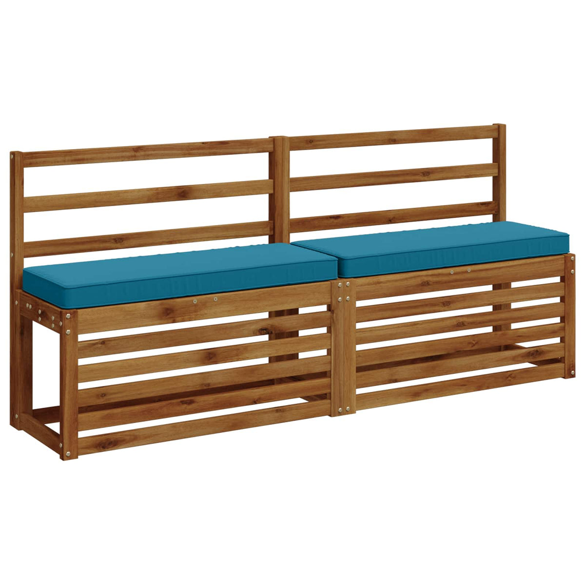 2-Piece Bench Cushions VUGHT 2 pcs 100% Polyester Light Blue