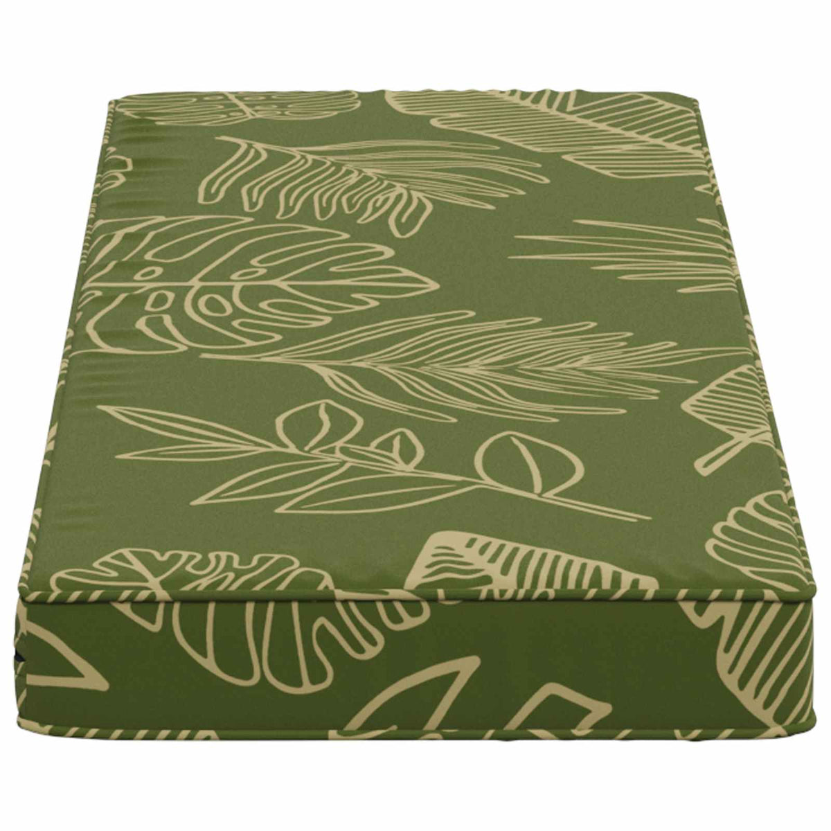 1-Piece Bench Cushion VUGHT 100% Polyester Leaf Design