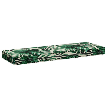 2-Piece Bench Cushions VUGHT 2 pcs 100% Polyester Leaf Pattern