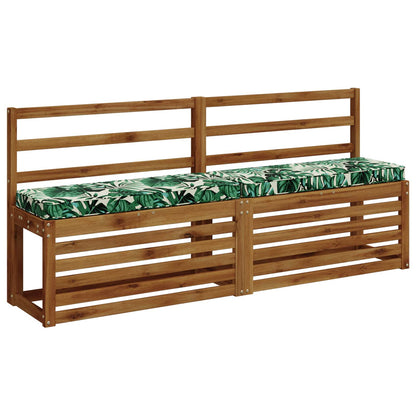2-Piece Bench Cushions VUGHT 2 pcs 100% Polyester Leaf Pattern