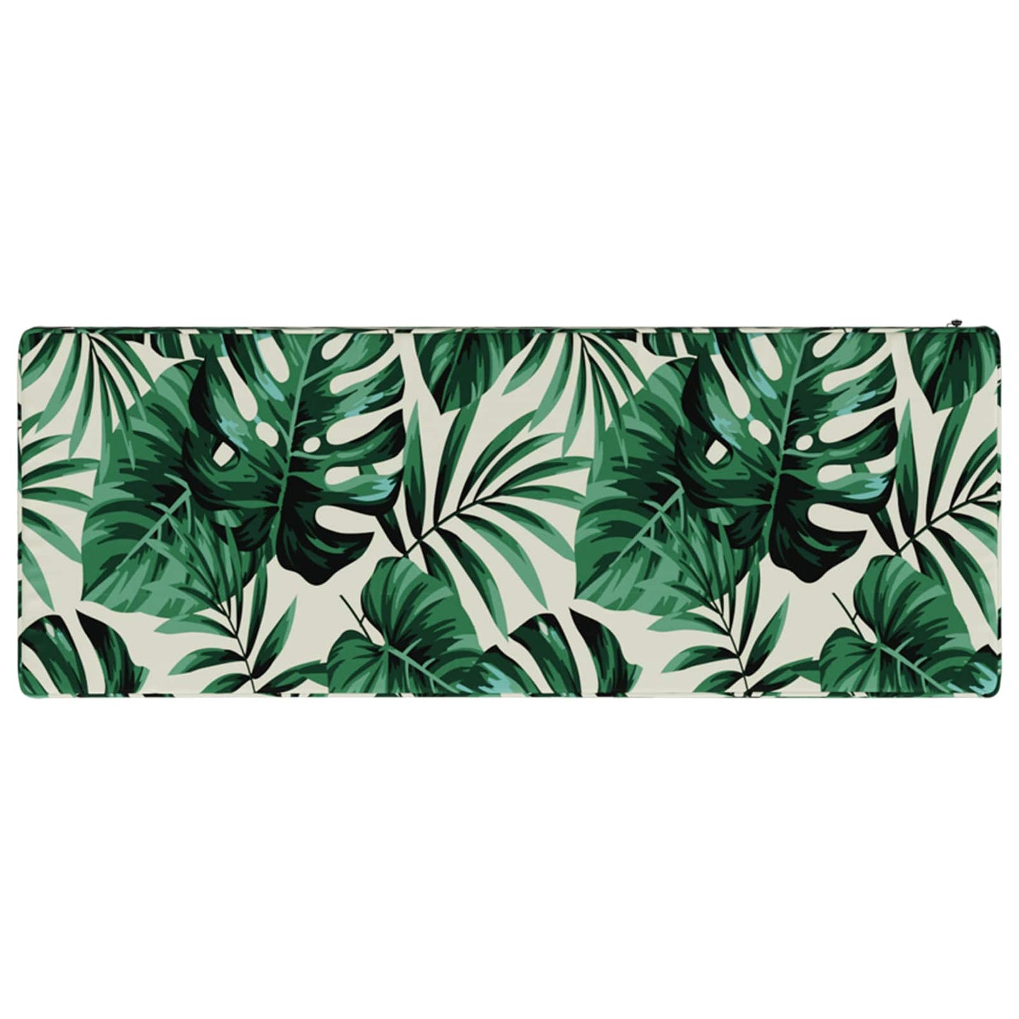 2-Piece Bench Cushions VUGHT 2 pcs 100% Polyester Leaf Pattern