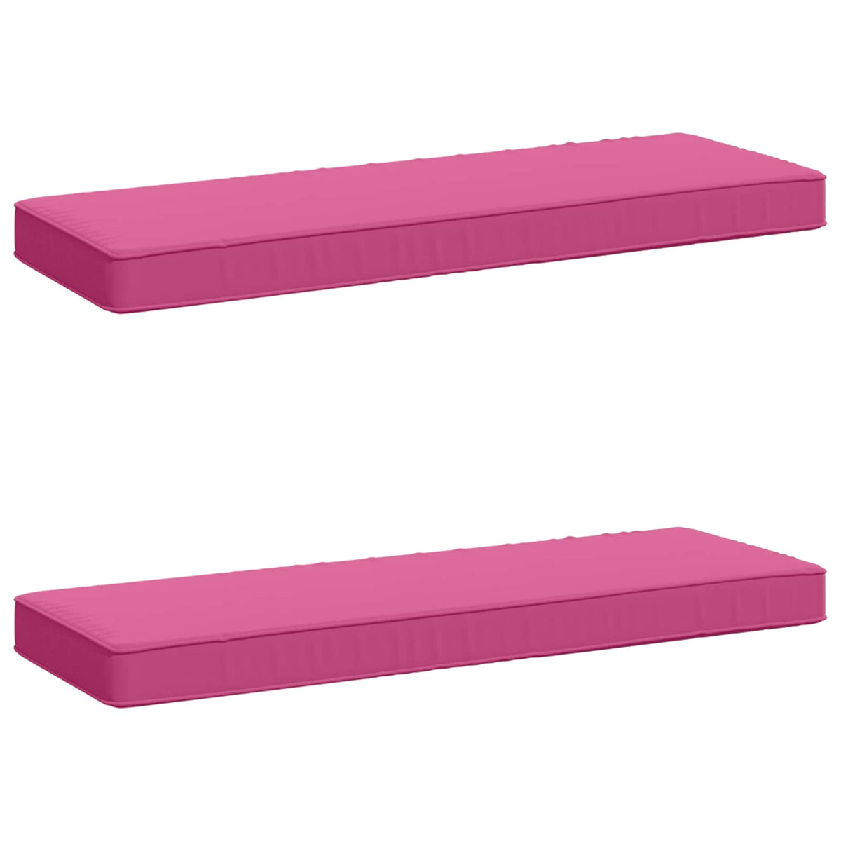 2-Piece Bench Cushions VUGHT 2 pcs 100% Polyester Pink