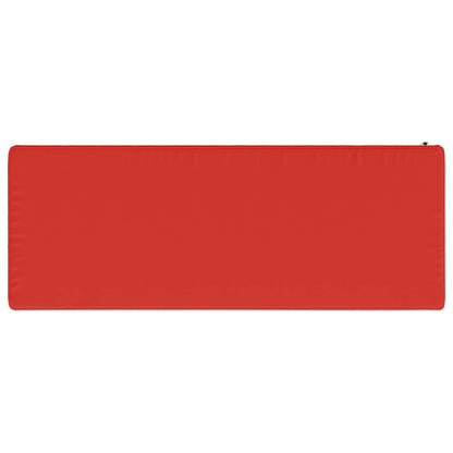 1-Piece Bench Cushion VUGHT 100% Polyester Red 80 x 30 x 5 cm