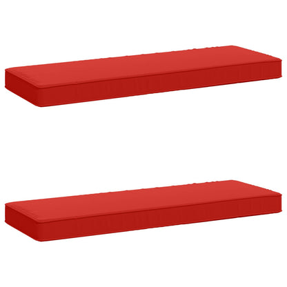 2-Piece Bench Cushions VUGHT 2 pcs 100% Polyester Red