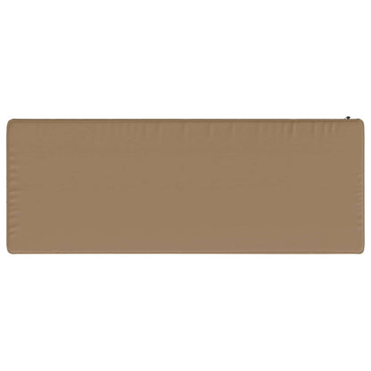 2-Piece Bench Cushions VUGHT 2 pcs 100% Polyester Taupe