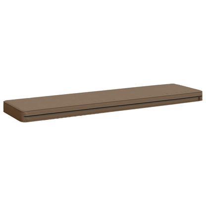 1-Piece Bench Cushion VUGHT 100% Polyester Taupe