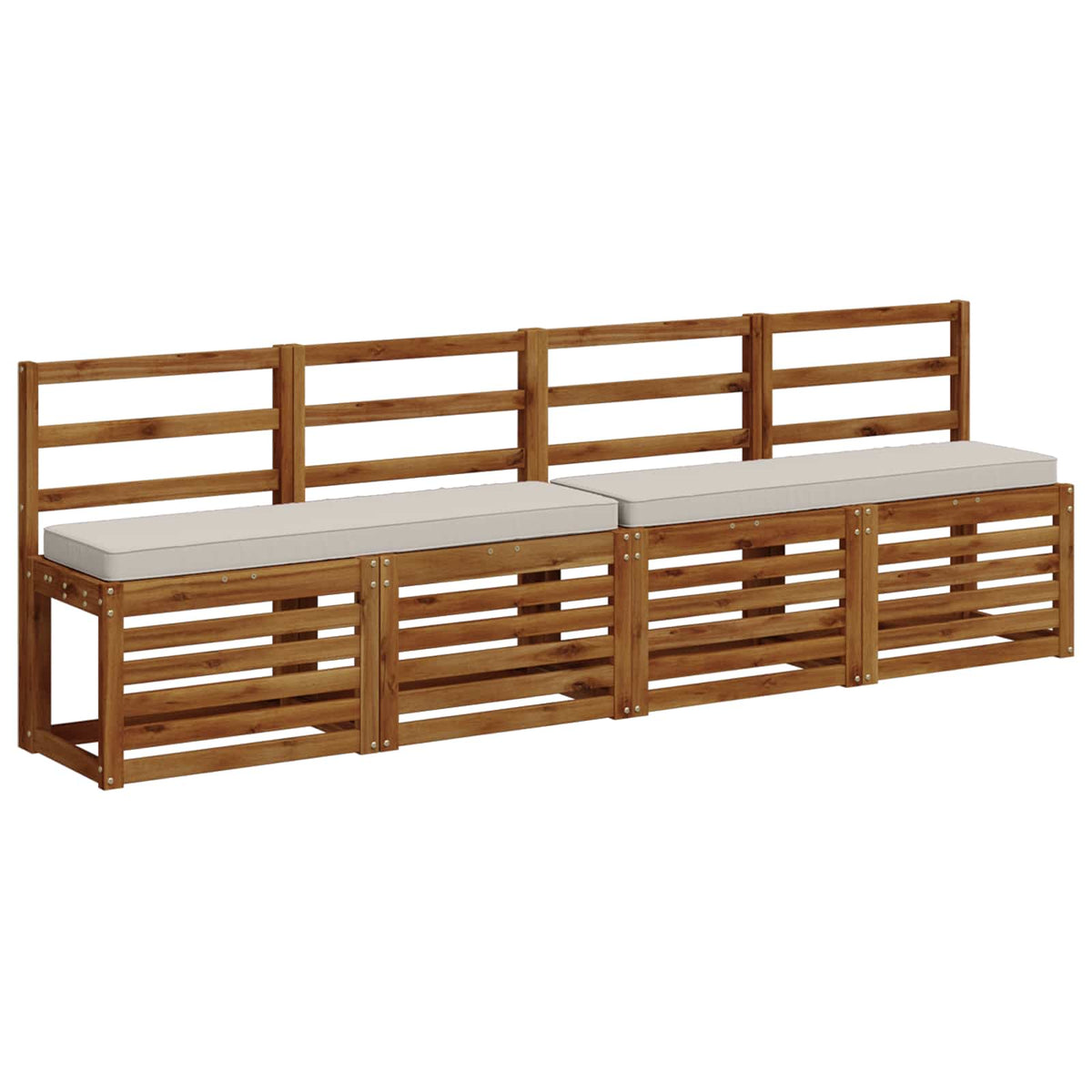 1-Piece Bench Cushion VUGHT 100% Polyester White