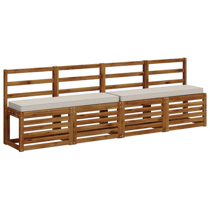 1-Piece Bench Cushion VUGHT 100% Polyester White
