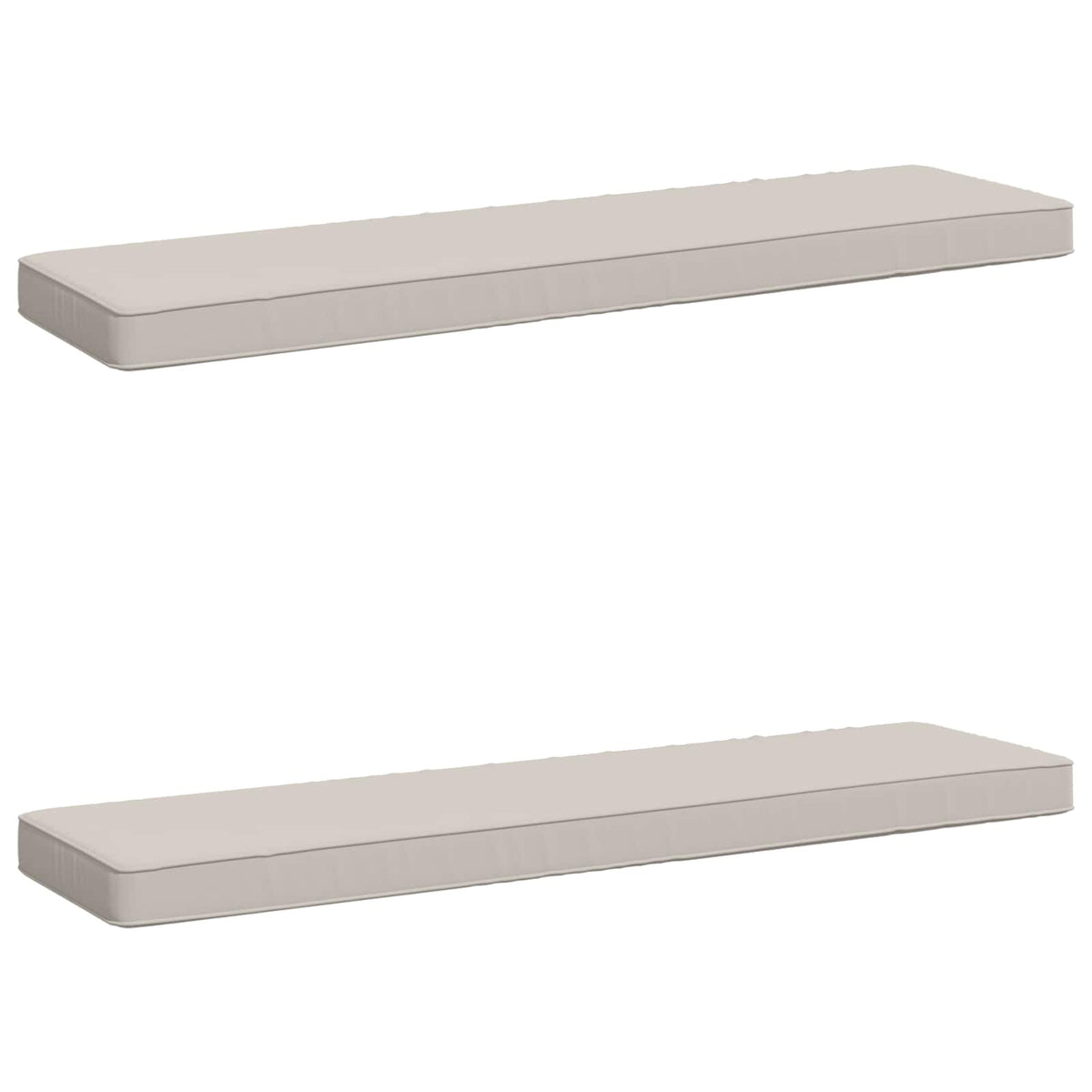 2-Piece Bench Cushions VUGHT 2 pcs 100% Polyester White
