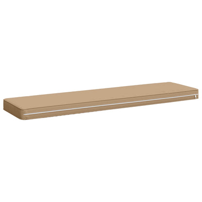 2-Piece Bench Cushions VUGHT 2 pcs 100% Polyester Sand