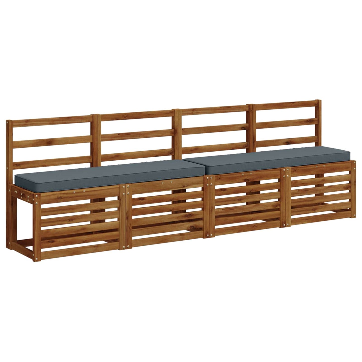 2-Piece Bench Cushions VUGHT 2 pcs 100% Polyester Blue