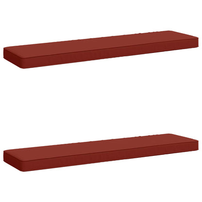 2-Piece Bench Cushions VUGHT 2 pcs 100% Polyester Red