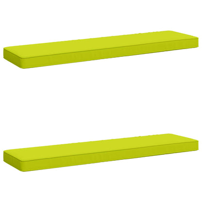 2-Piece Bench Cushions VUGHT 2 pcs 100% Polyester Bright Green