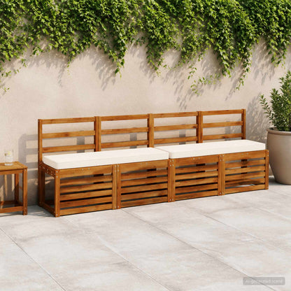 1-Piece Bench Cushion VUGHT 100% Polyester Cream