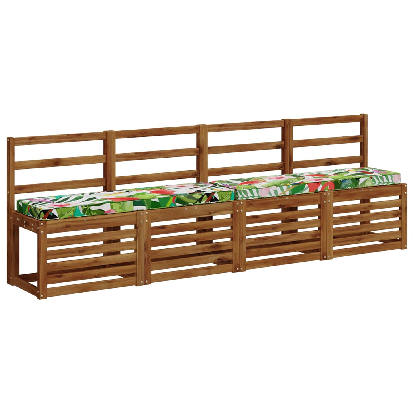 2-Piece Bench Cushions VUGHT 2 pcs 100% Polyester Multicolour