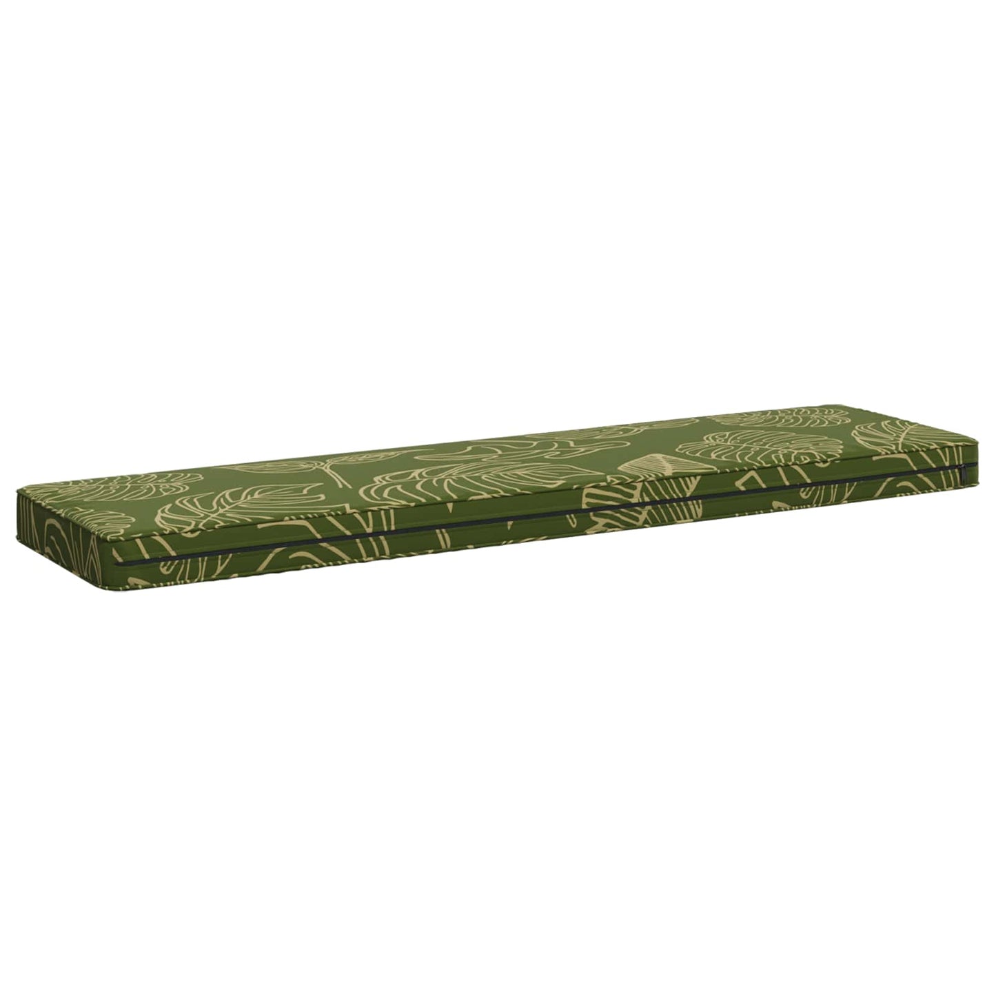 1-Piece Bench Cushion VUGHT 100% Polyester Leaf Design