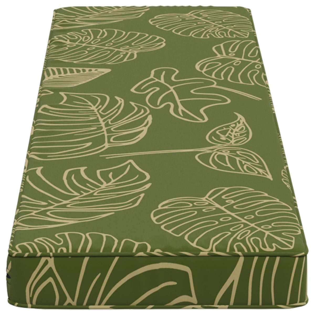 2-Piece Bench Cushions VUGHT 2 pcs 100% Polyester Leaf Design