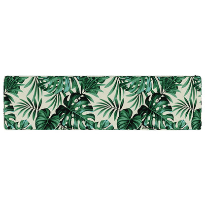 1-Piece Bench Cushion VUGHT 100% Polyester Leaf Pattern