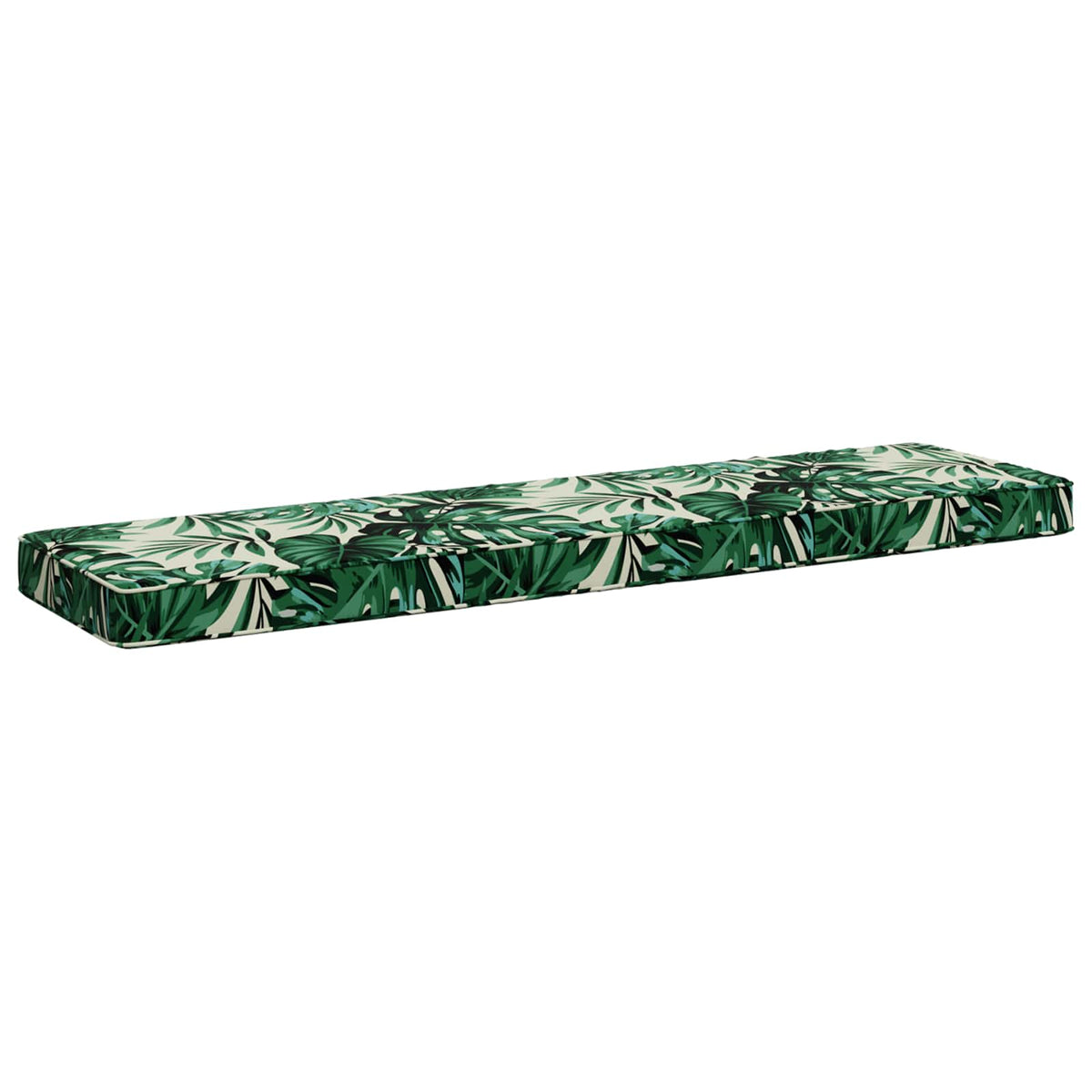2-Piece Bench Cushions VUGHT 2 pcs 100% Polyester Leaf Pattern