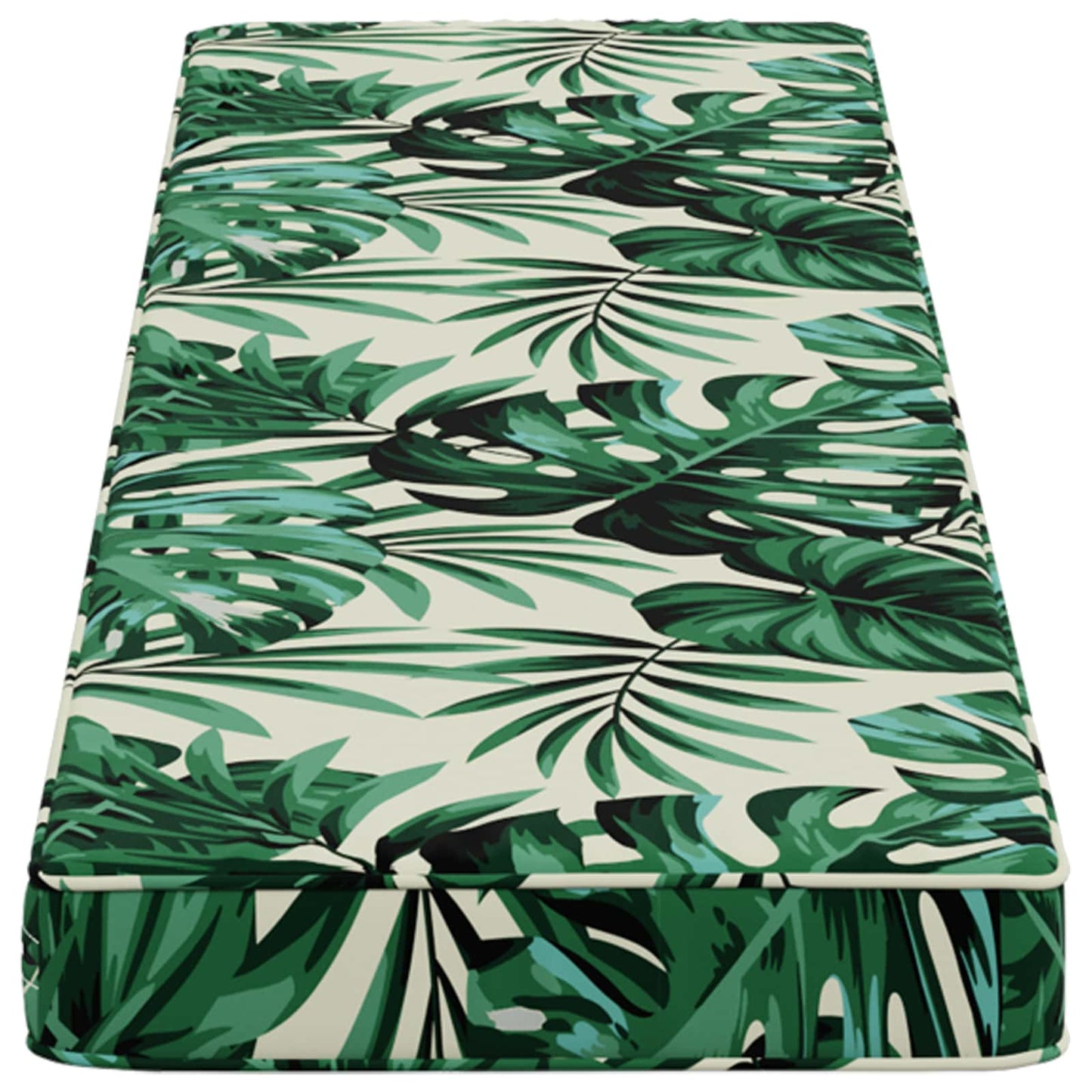 2-Piece Bench Cushions VUGHT 2 pcs 100% Polyester Leaf Pattern