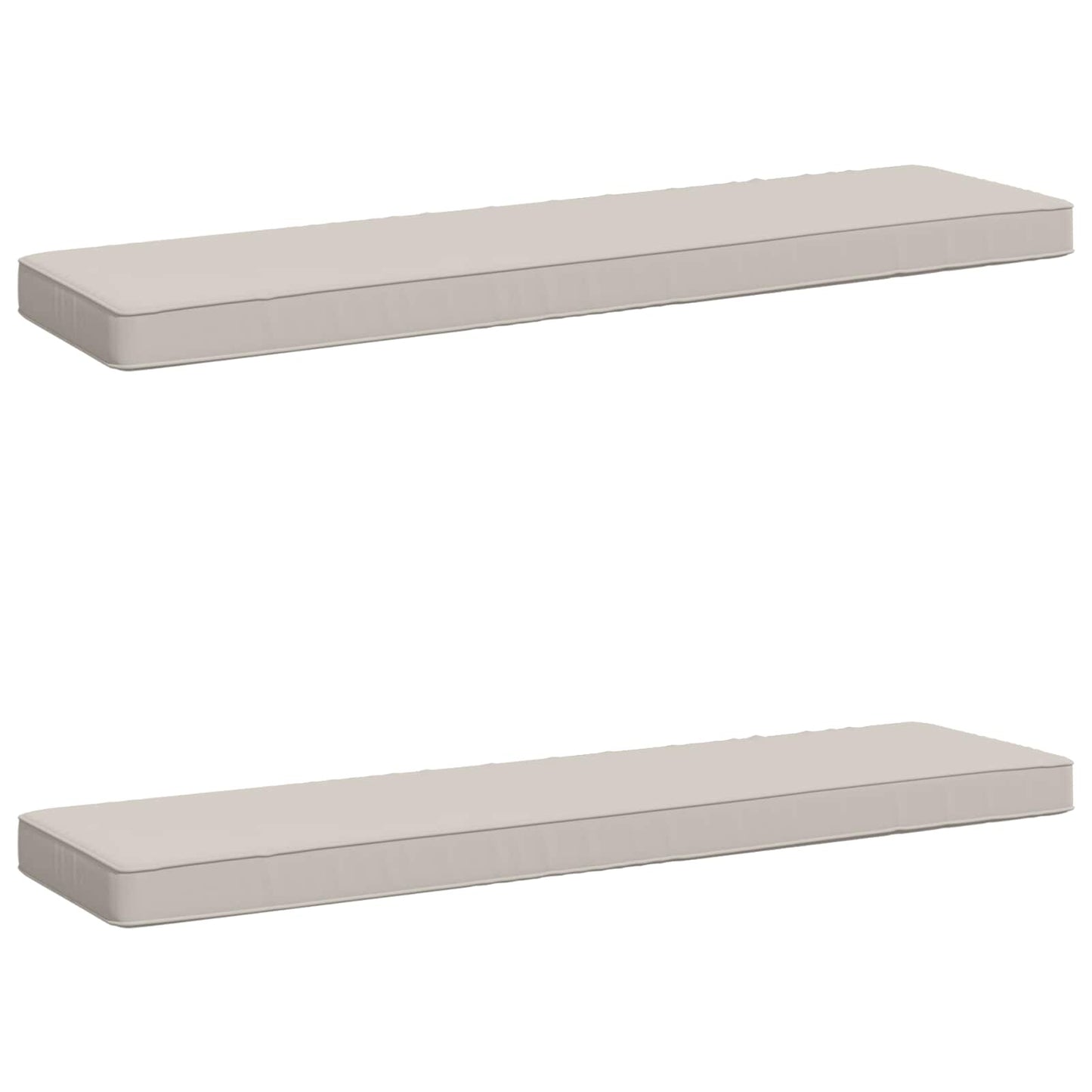 2-Piece Bench Cushions VUGHT 2 pcs 100% Polyester White