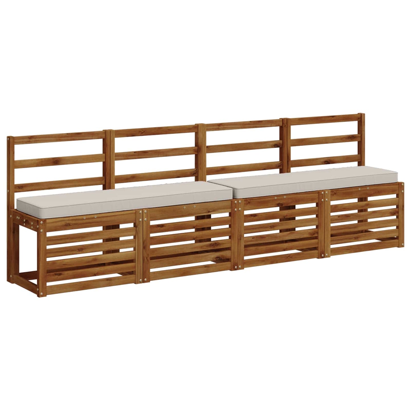 2-Piece Bench Cushions VUGHT 2 pcs 100% Polyester White