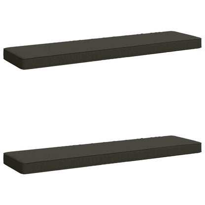 2-Piece Bench Cushions VUGHT 2 pcs 100% Polyester Anthracite