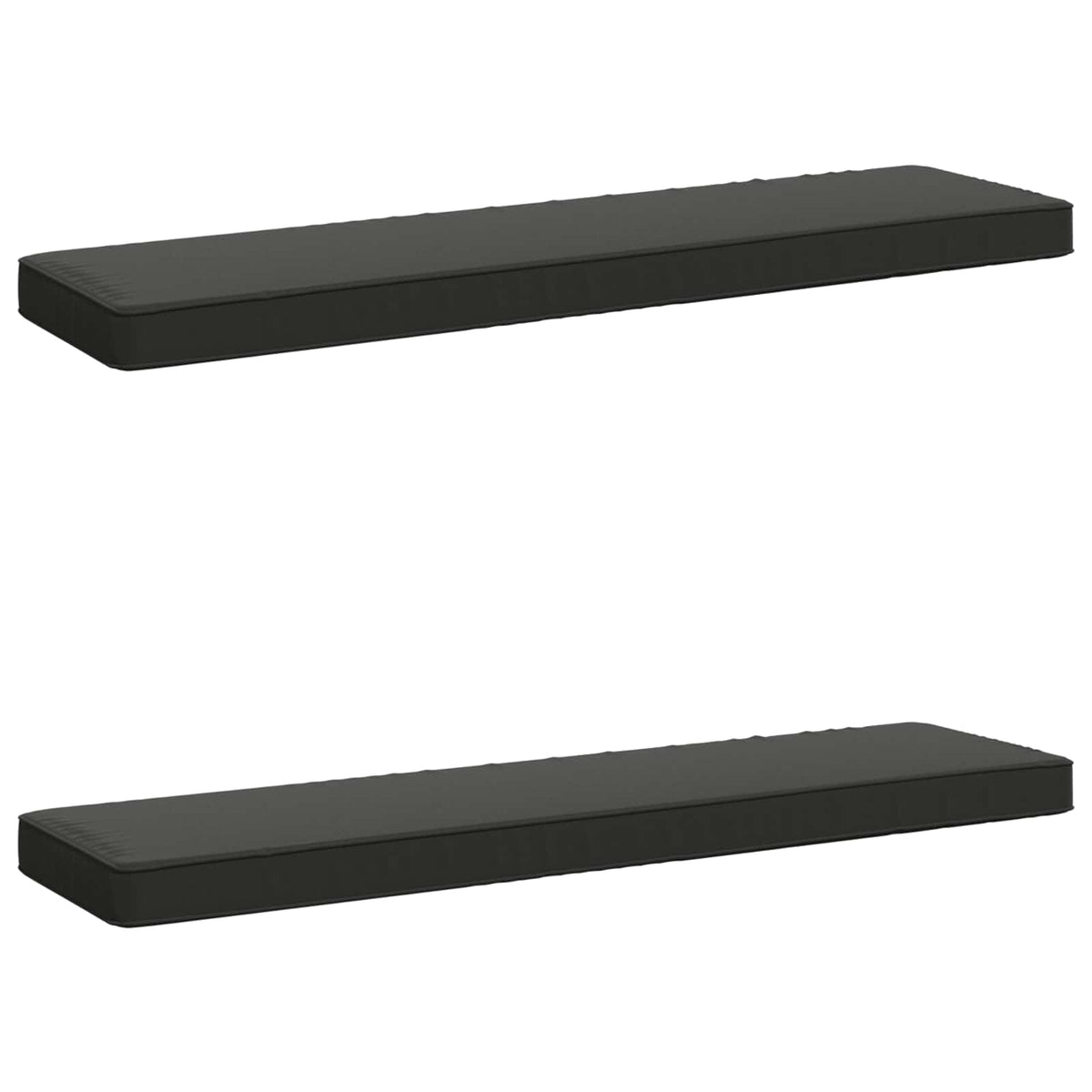 2-Piece Bench Cushions VUGHT 2 pcs 100% Polyester Anthracite