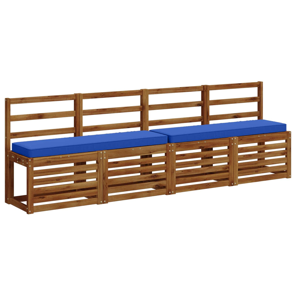 2-Piece Bench Cushions VUGHT 2 pcs 100% Polyester Royal Blue