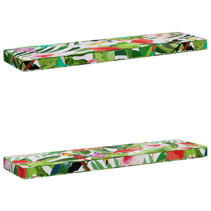 2-Piece Bench Cushions VUGHT 2 pcs 100% Polyester Multicolour