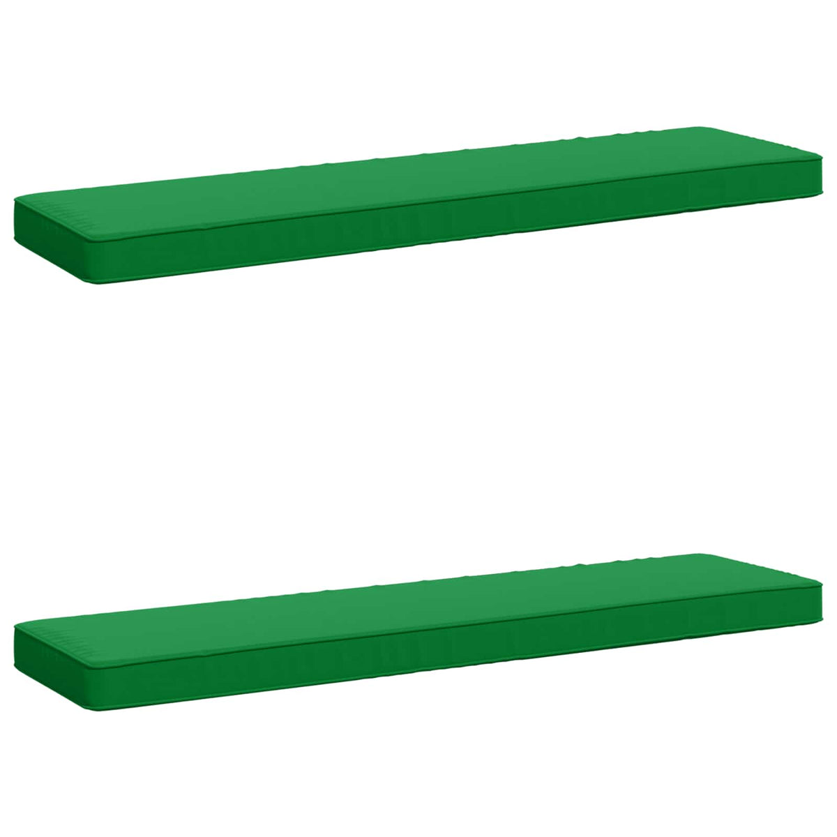 2-Piece Bench Cushions VUGHT 2 pcs 100% Polyester Green