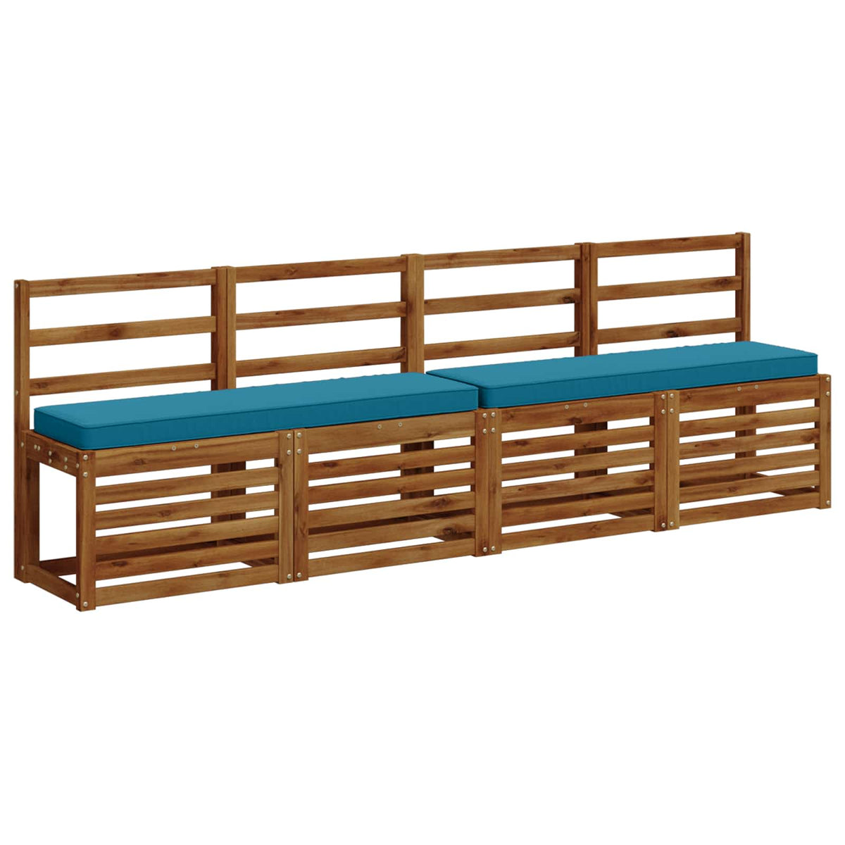 2-Piece Bench Cushions VUGHT 2 pcs 100% Polyester Light Blue