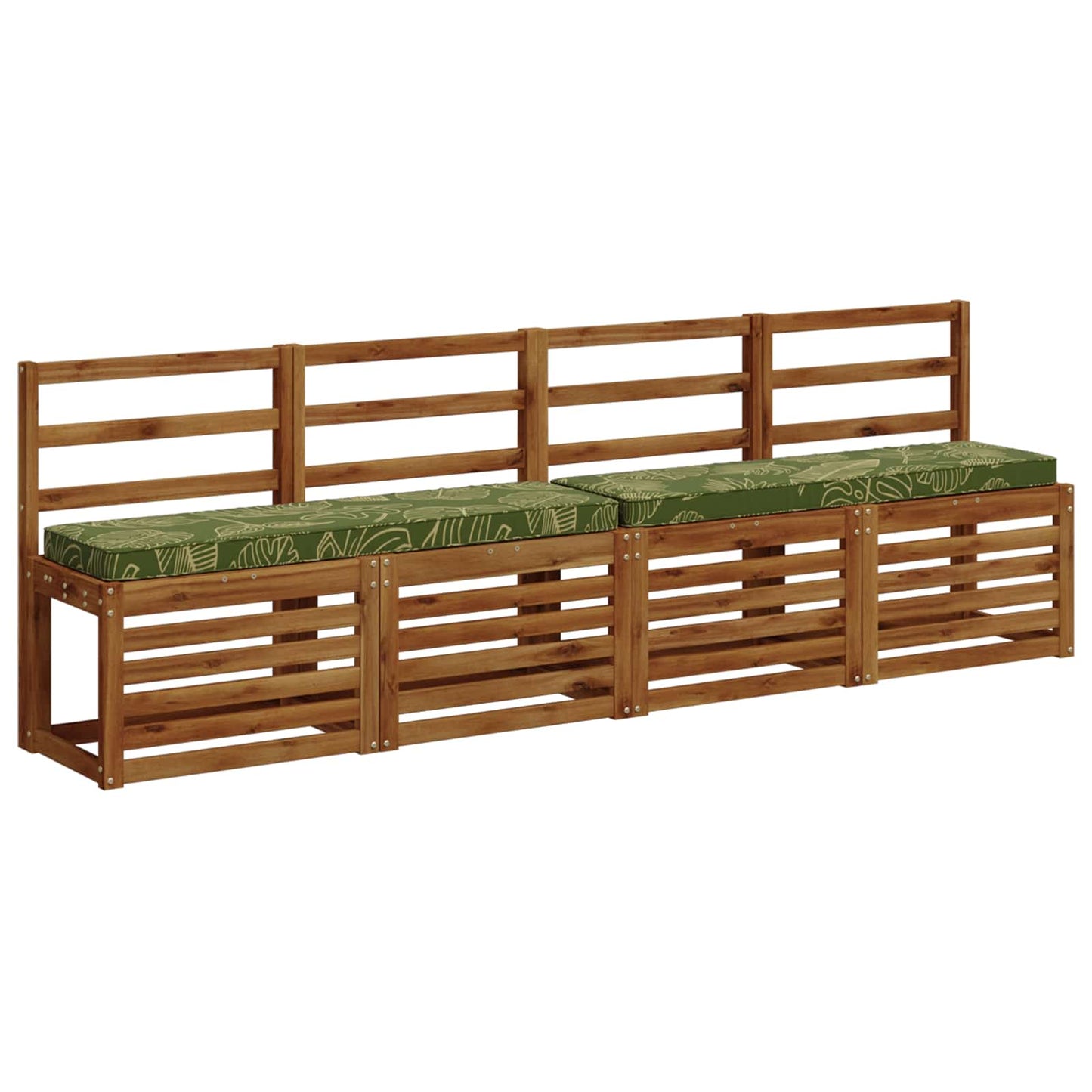 1-Piece Bench Cushion VUGHT 100% Polyester Leaf Design
