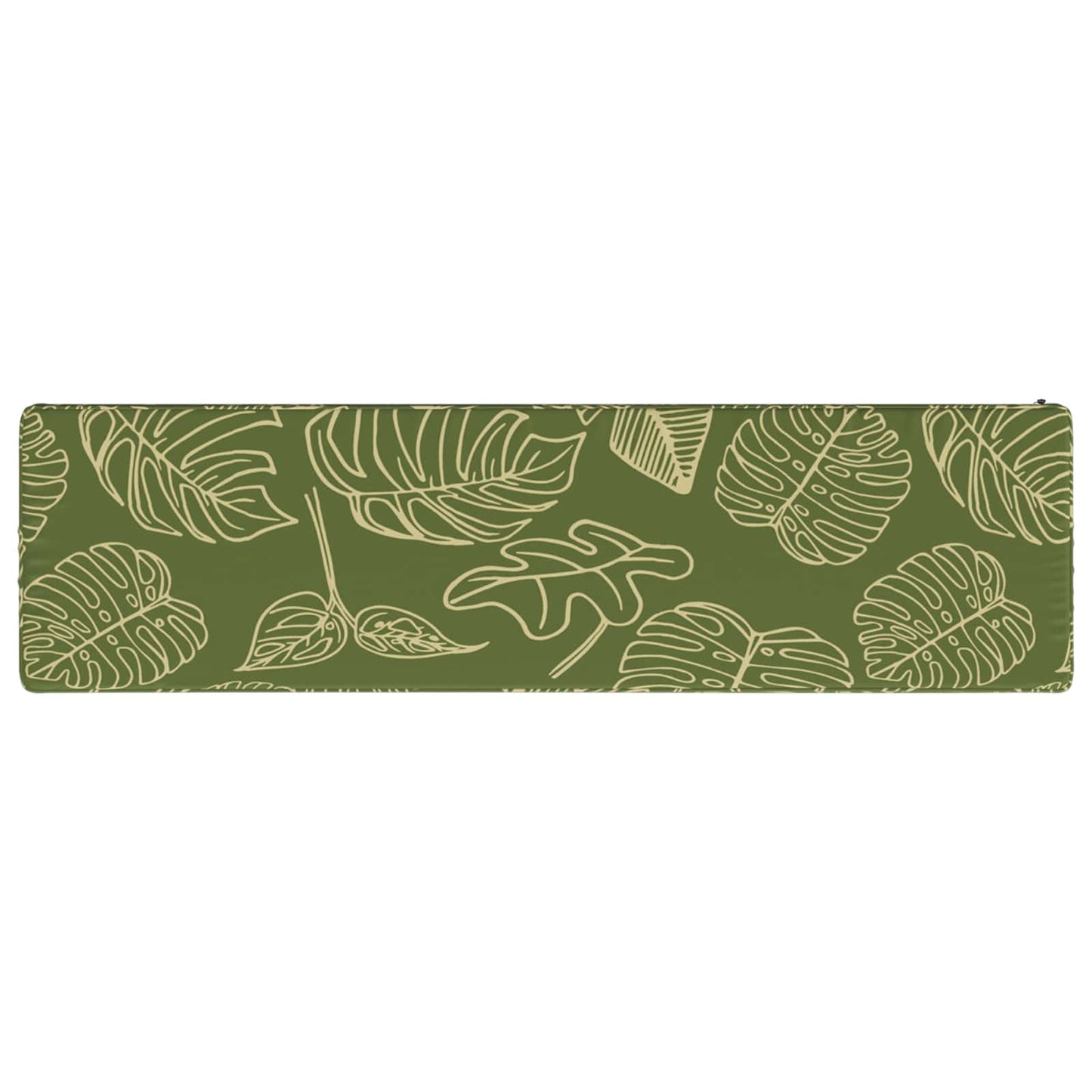 2-Piece Bench Cushions VUGHT 2 pcs 100% Polyester Leaf Design