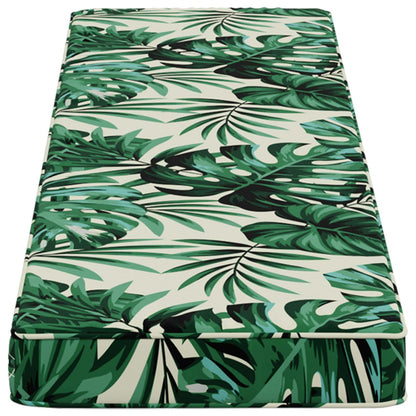 1-Piece Bench Cushion VUGHT 100% Polyester Leaf Pattern