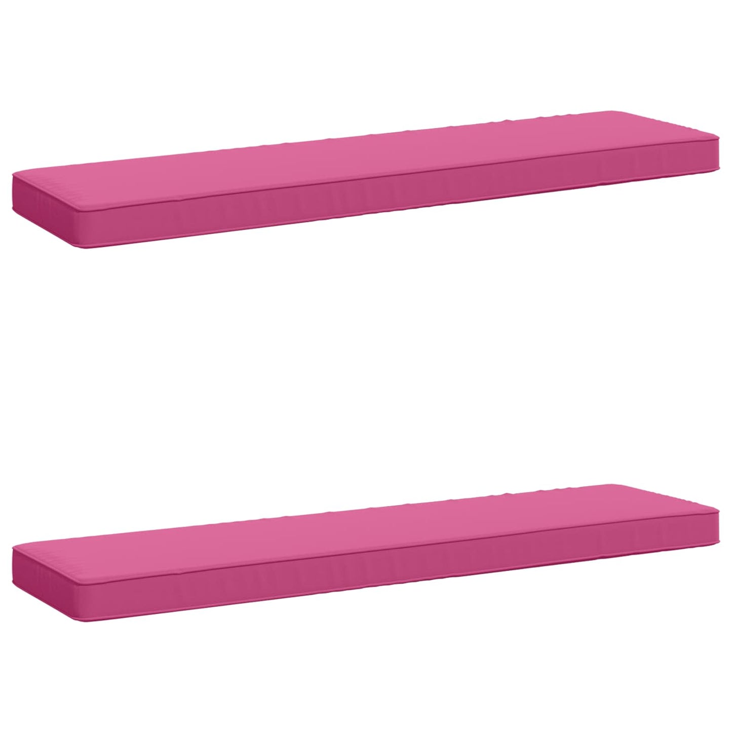 2-Piece Bench Cushions VUGHT 2 pcs 100% Polyester Pink
