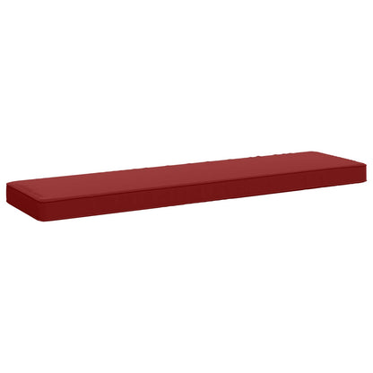 2-Piece Bench Cushions VUGHT 2 pcs 100% Polyester Wine Red