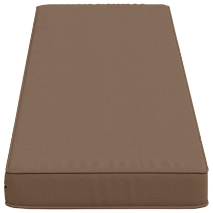 1-Piece Bench Cushion VUGHT 100% Polyester Taupe