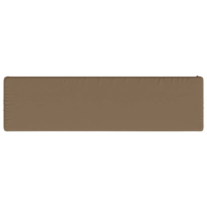 2-Piece Bench Cushions VUGHT 2 pcs 100% Polyester Taupe