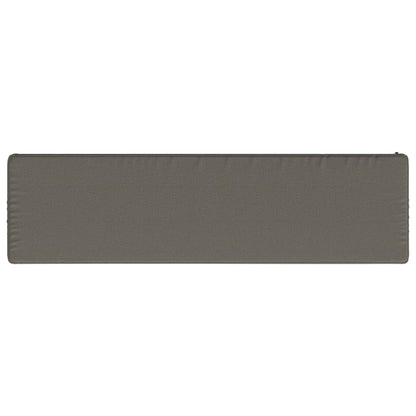 2-Piece Bench Cushions VUGHT 2 pcs 100% Polyester Grey