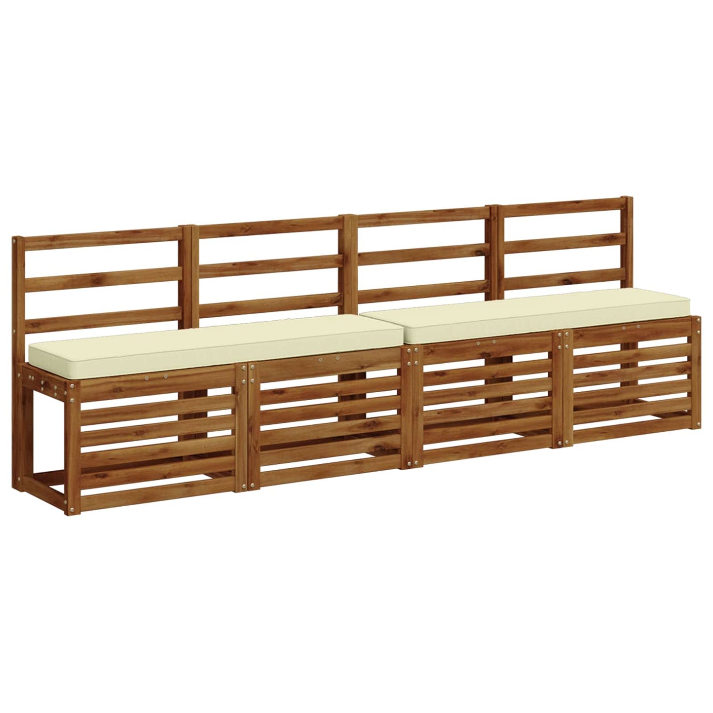 1-Piece Bench Cushion VUGHT 100% Polyester Cream