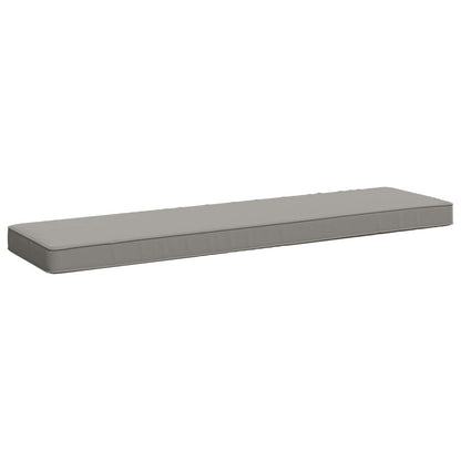 2-Piece Bench Cushions VUGHT 2 pcs 100% Polyester Grey