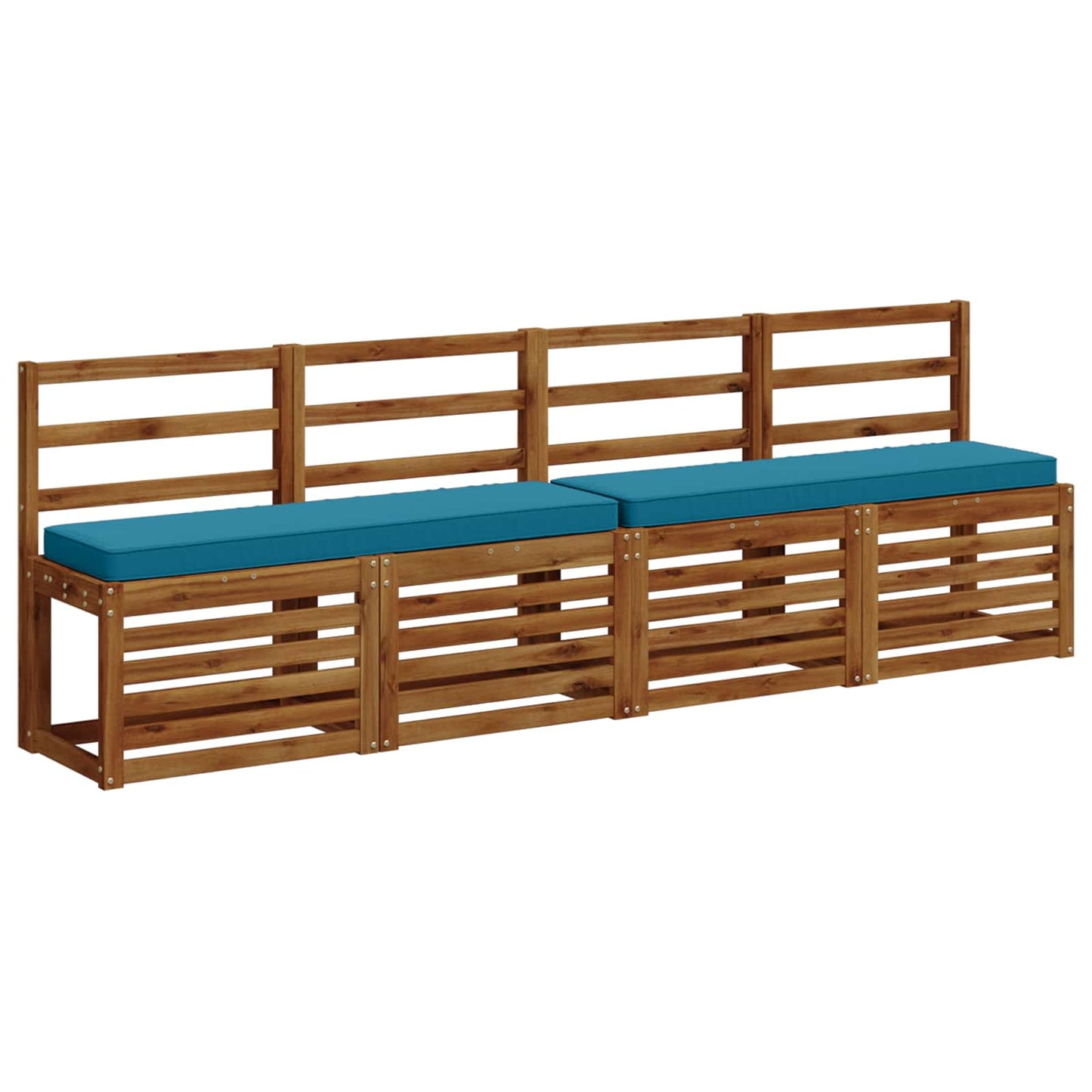 1-Piece Bench Cushion VUGHT 100% Polyester Light Blue