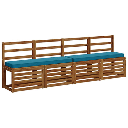 1-Piece Bench Cushion VUGHT 100% Polyester Light Blue