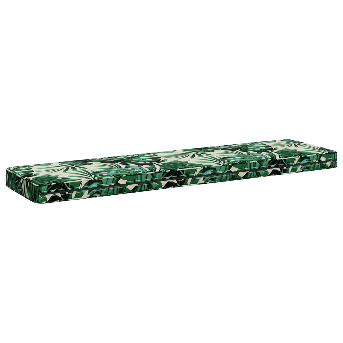 1-Piece Bench Cushion VUGHT 100% Polyester Leaf Pattern